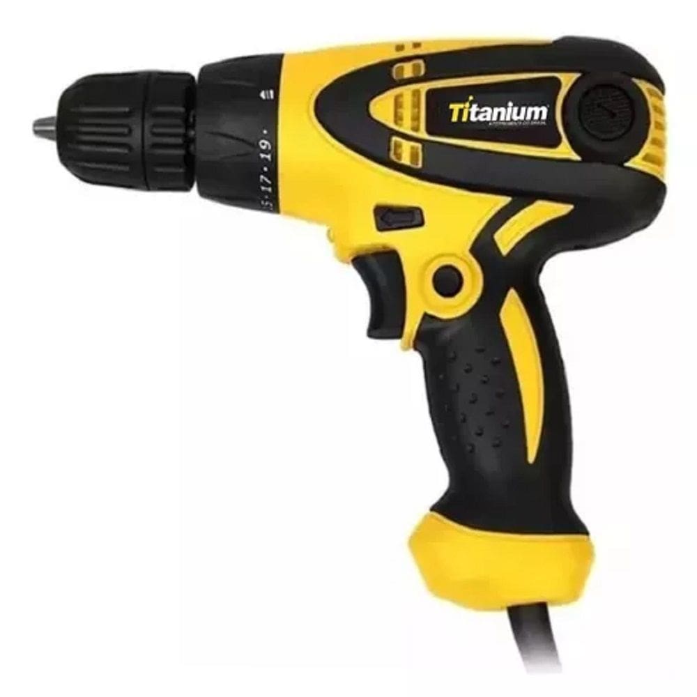 Furadeira E Parafusadeira 3/8`` 300W Elétrica 7650 Titanium