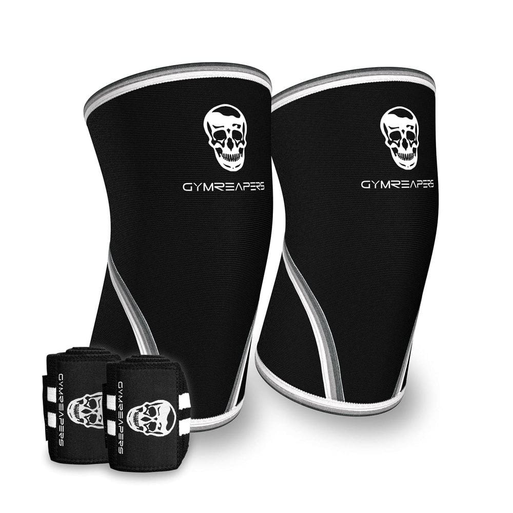 Mangas de cotovelo Gymreapers suportam levantamento de peso em neoprene de 5 mm