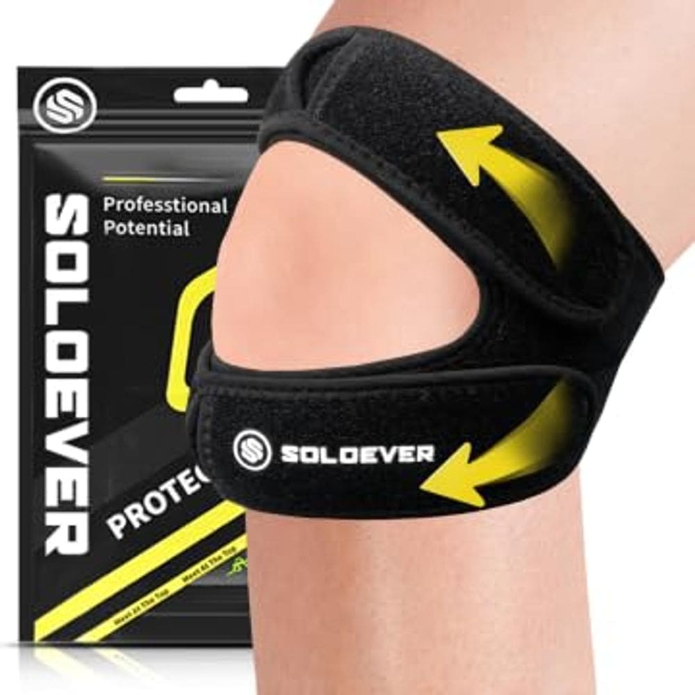 Joelheira SOLOEVER Patella para alívio da dor no joelho ajustável