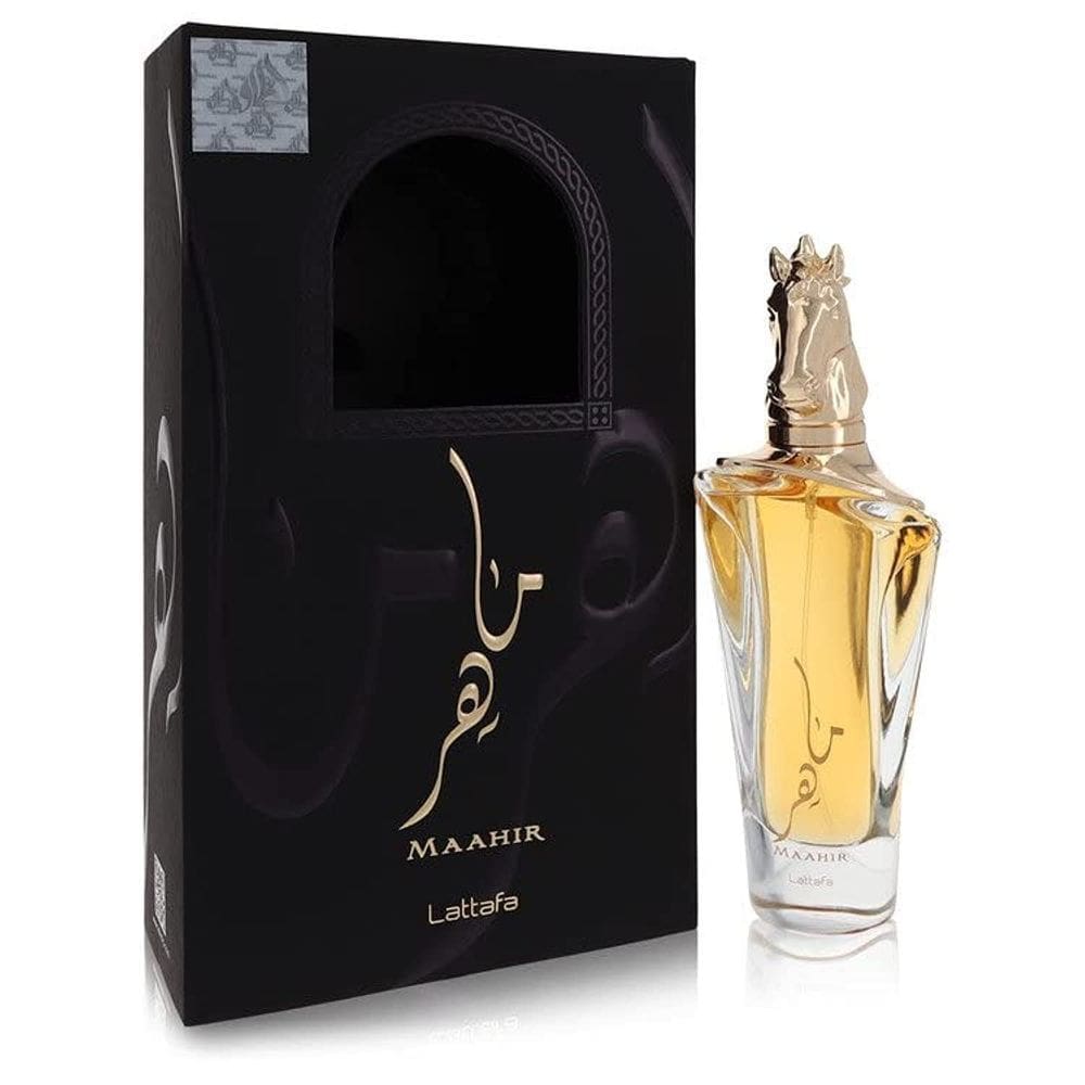 Lattafa Maahir Eau De Parfum Spray 3.4 Oz
