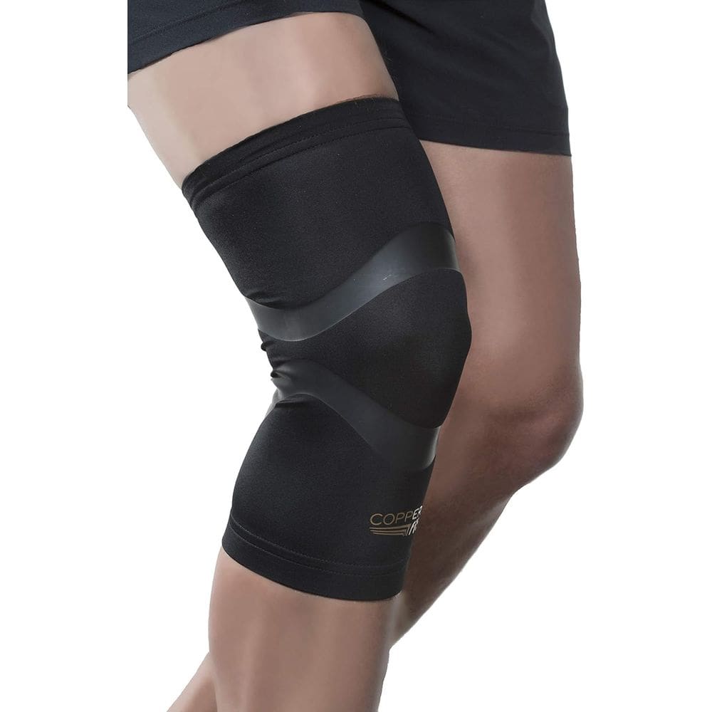 Joelheira de compressão Copper Fit Pro Series preta grande