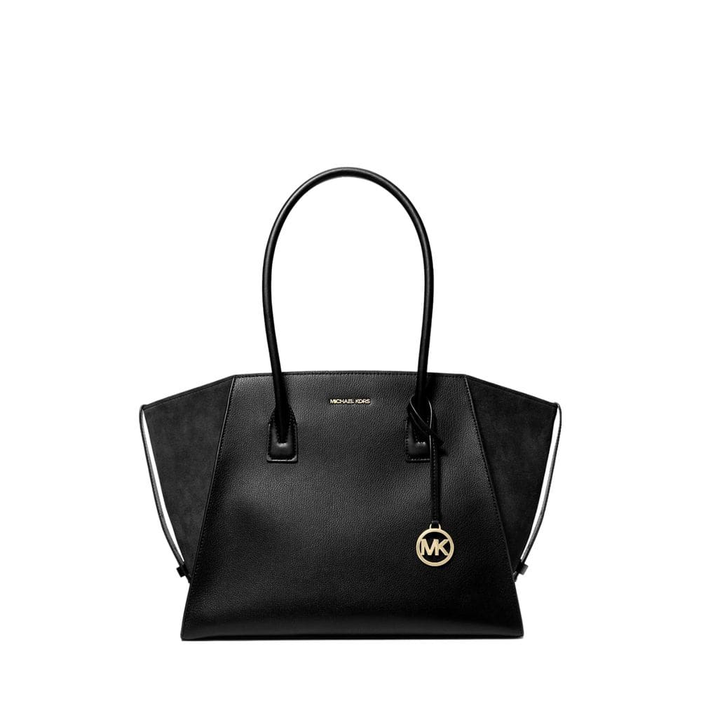 Sacola Michael Kors Avril de couro e camurça extra grandes