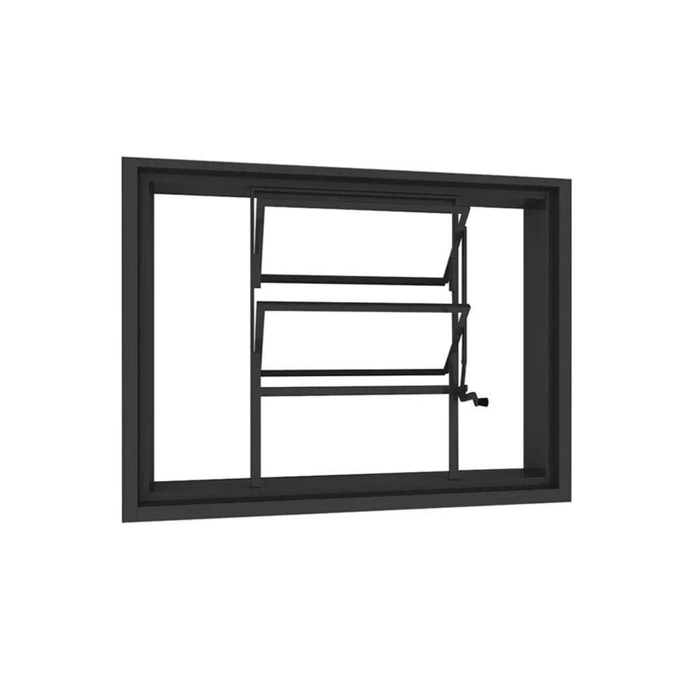 Vitrô Basculante Em Aço Sem Grade 60x60 R120 Tradição
