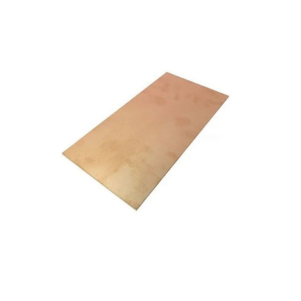 PLACA EM FIBRA COBREADA VIRGEM *DUPLA FACE - 10x15cm
