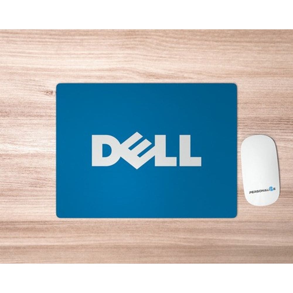 Mouse Pad Emborrachado Dell Azul