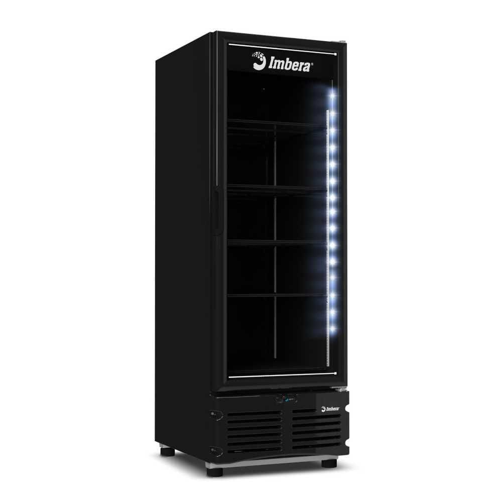 Freezer Vertical Tripla Ação 576 Litros Porta de Vidro Full Black EVZ21 220V - Imbera