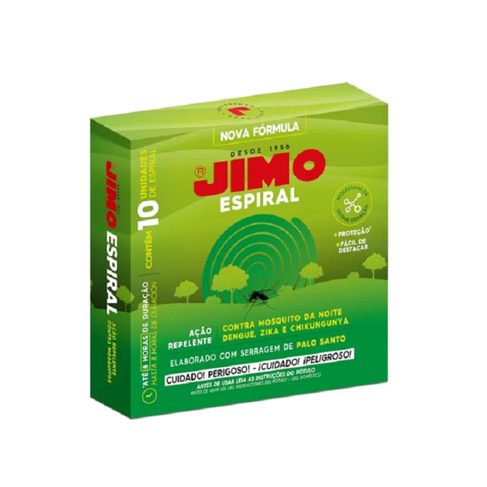 Jimo Repelente Espiral Contra Mosquito com 10 Unidades