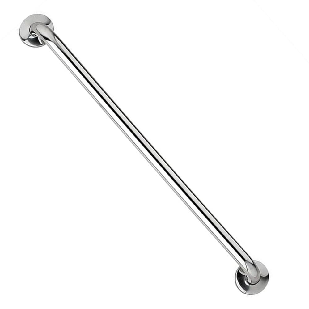 Barra de Apoio Inox 70cm Idoso Cadeirante Deficiente Banheiro Box Corrimao Suporte Acessibilidade Segurança