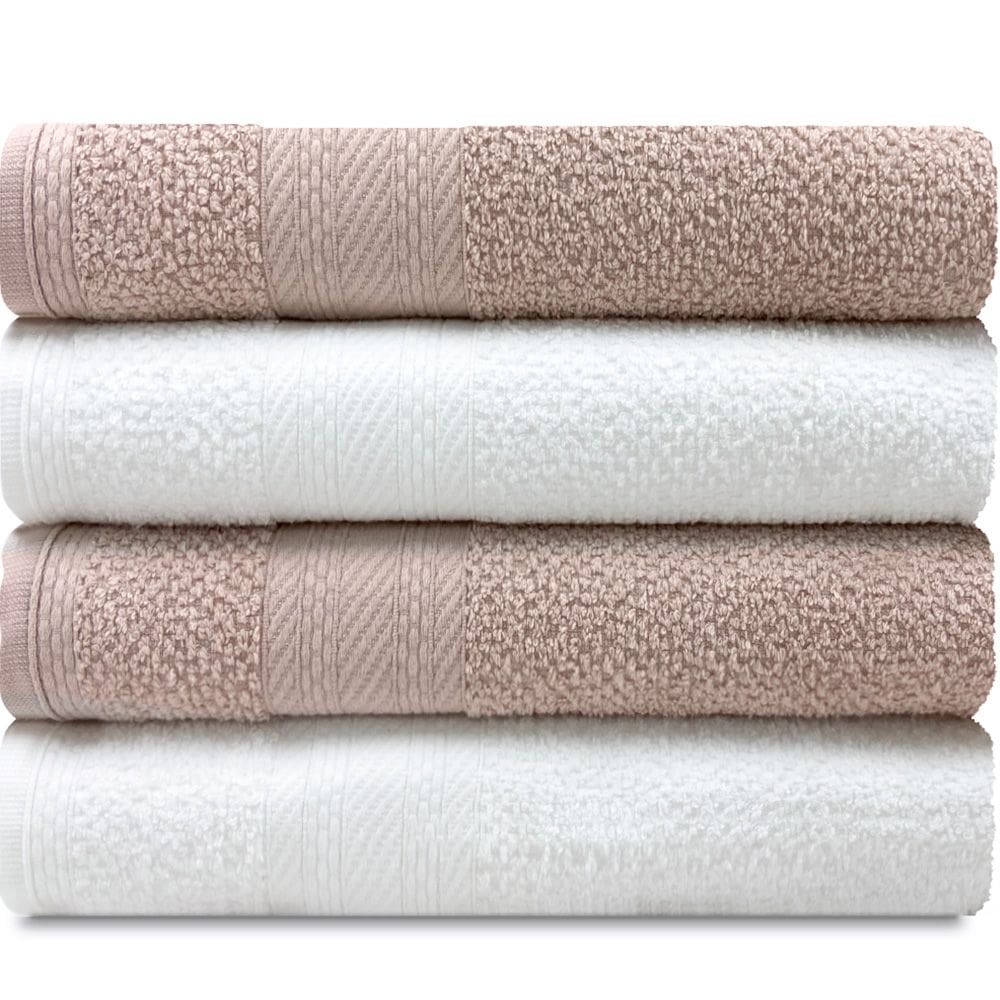 Jogo de Toalhas 4 Peças Banho 100% Algodão Empire Karsten Emcompre