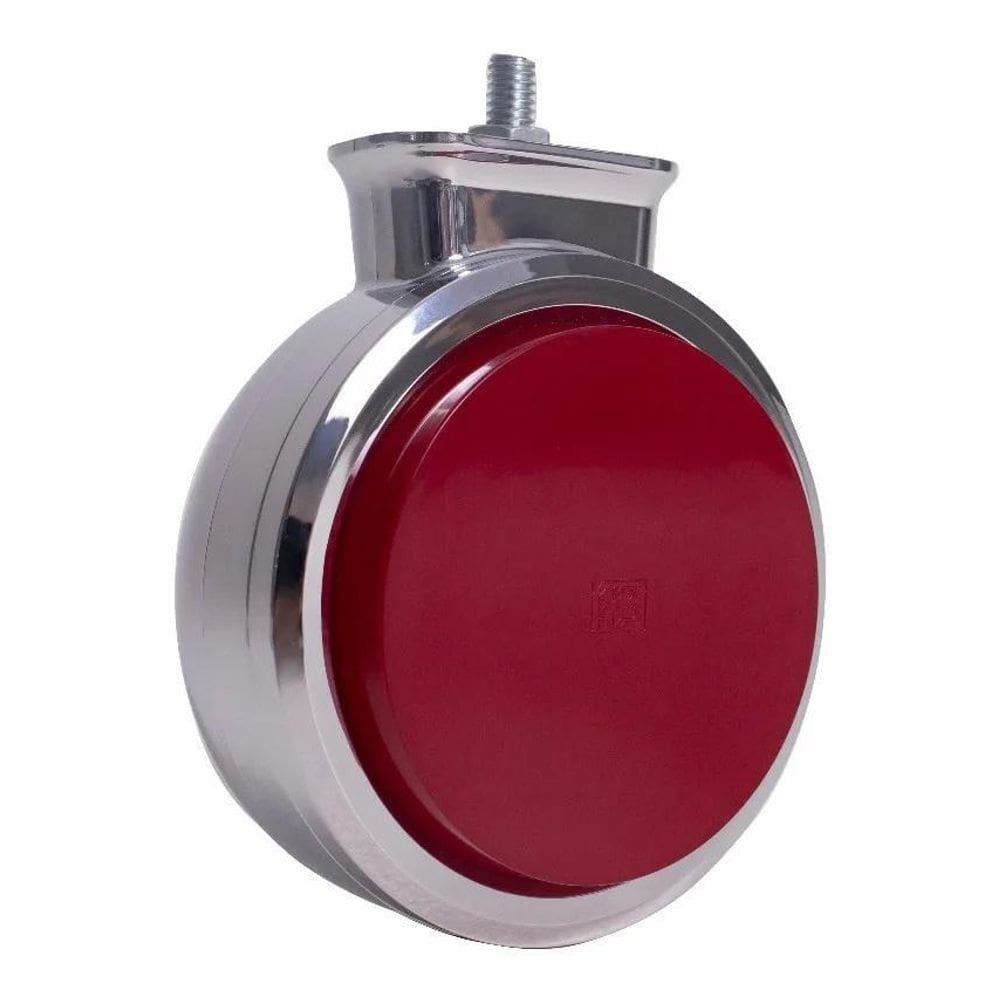 Kit 3 Lanterna Bojuda Foguinho Maria Led Cromada Vermelha