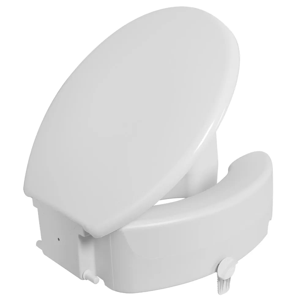 Assento Sanitario Elevado com Tampa e Trava 13CM - Astra