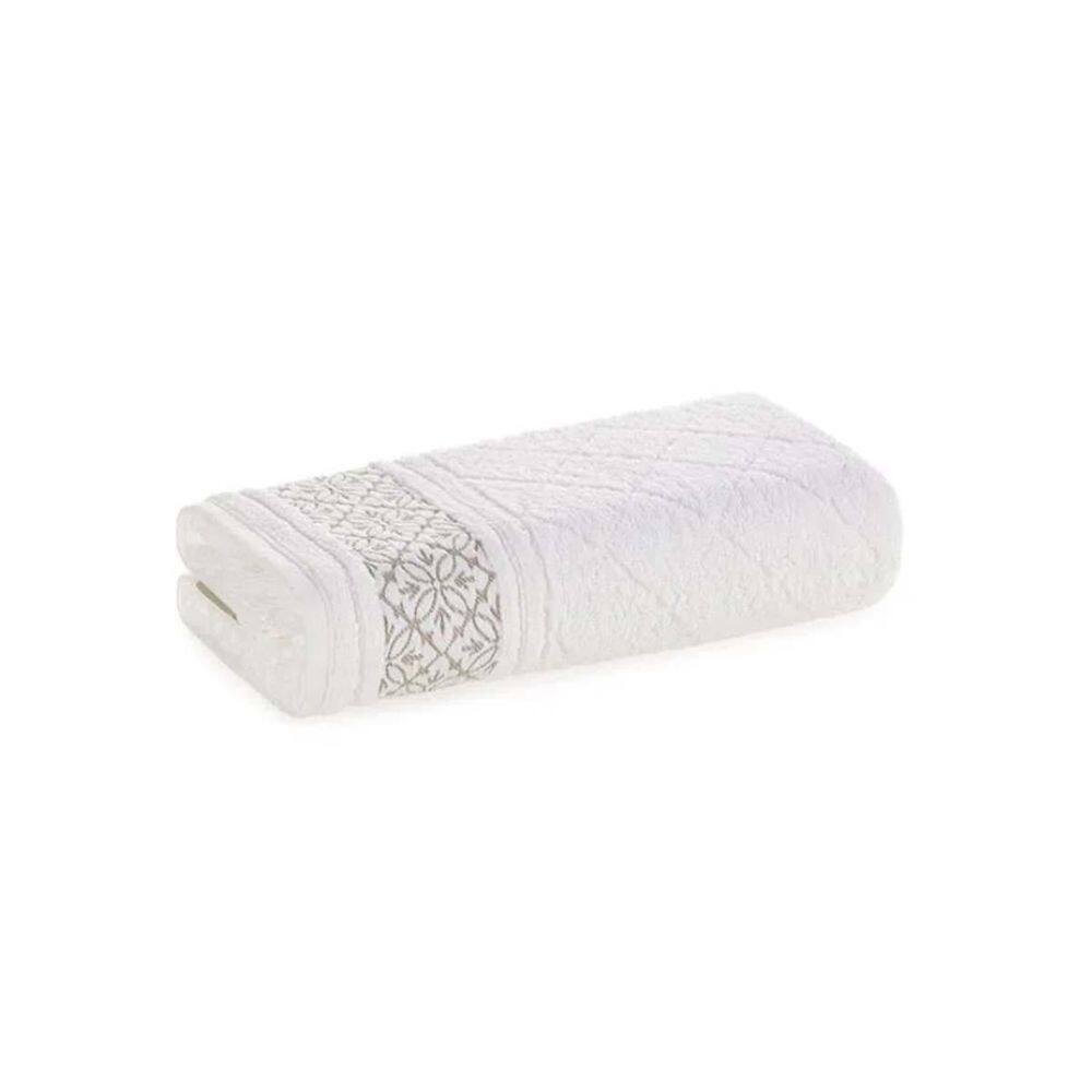 Toalha Banho Bragança Fio Penteado 99%Algodão Branco Karsten