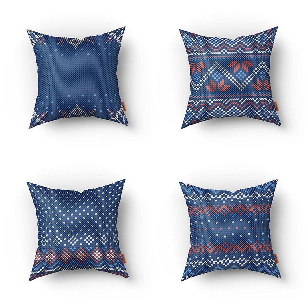 Kit Almofadas Decorativas Estampadas 40x40cm Modelo 054