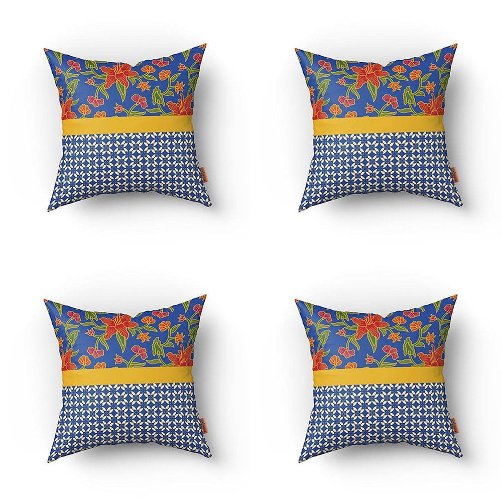Kit Almofadas Decorativas Estampadas 35x35cm Modelo 023