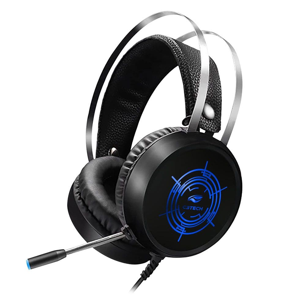 Headset Gamer C3Tech PH-G330BKV2 Harrier USB com Microfone – Preto