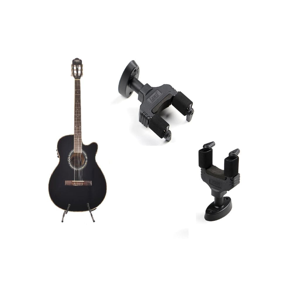Violão Elétrico Land Nylon Preto LW-N-40E BK 40 Polegadas