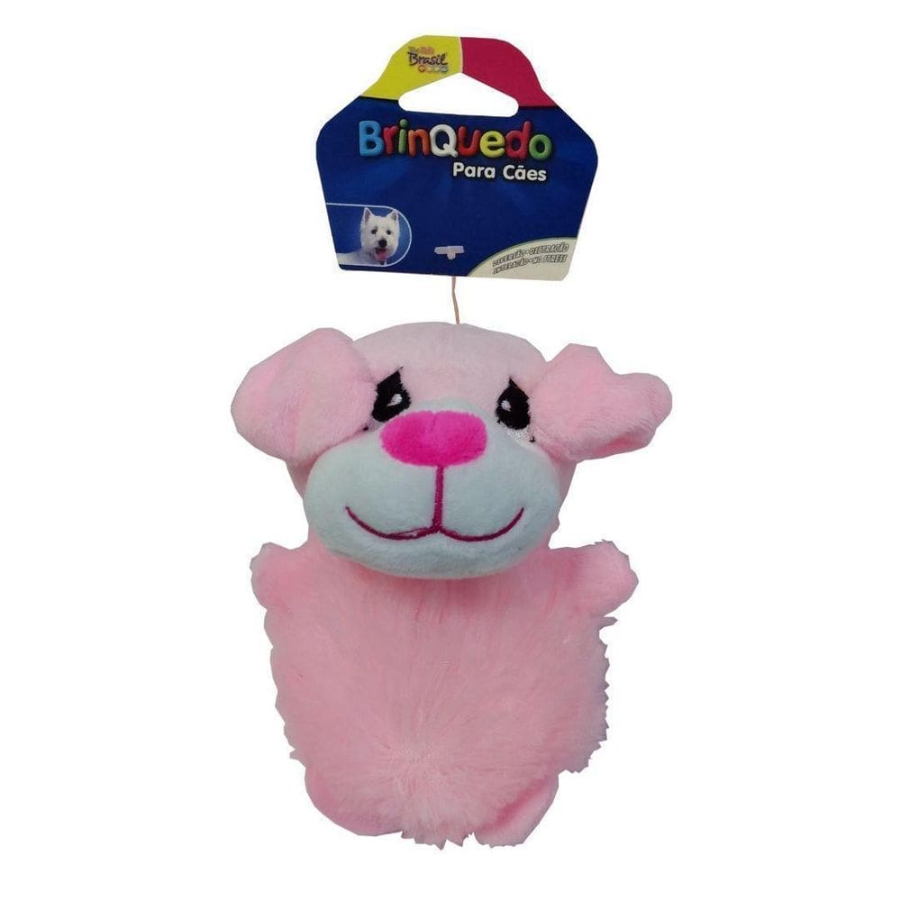 Brinquedo Para Cachorro Pelúcia Pantera Cor De Rosa The Pets