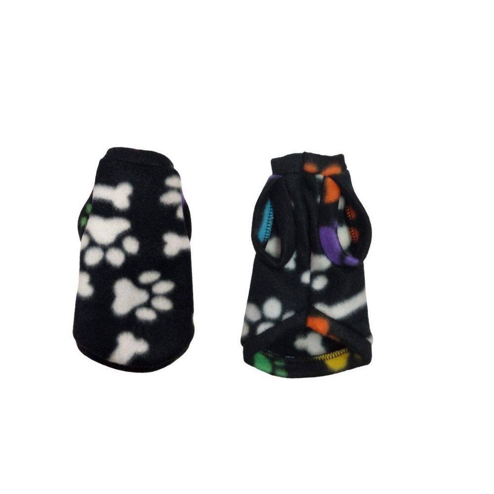 Roupinha De Cachorro Filhote - Preto Patinhas