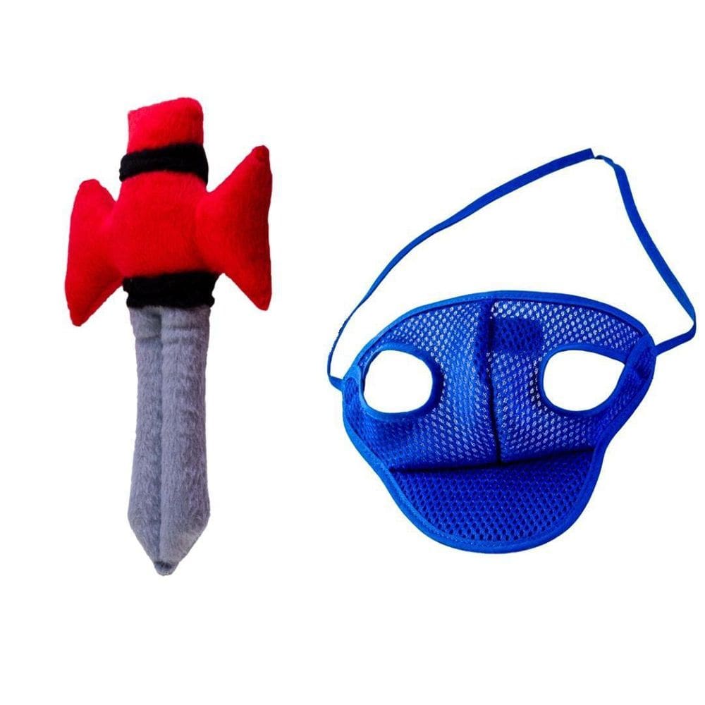 Kit Boné E Pelúcia Espada Para Cães E Gatos - Gg