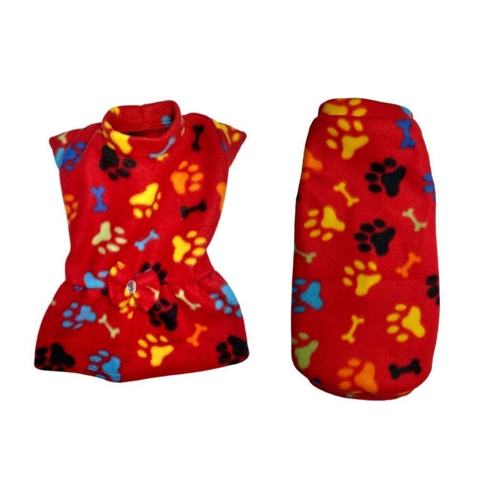 Kit 2 Roupas Para Cães - Vestido E Suéter Egg