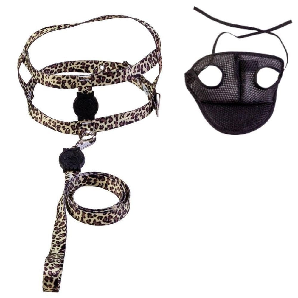 Kit Boné E Coleira Peitoral Para Cães E Gatos Nº1 - Preto