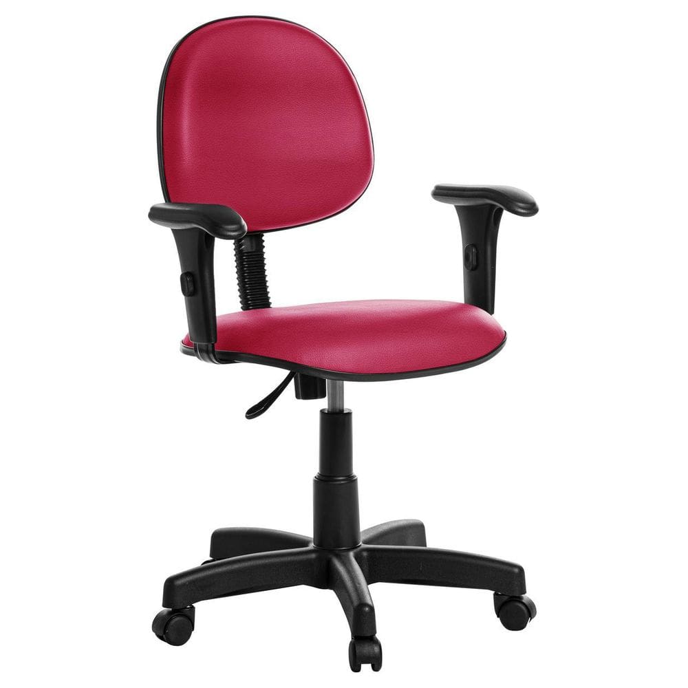 Cadeira Para Escritório Executiva Com Braço Rv Rosa