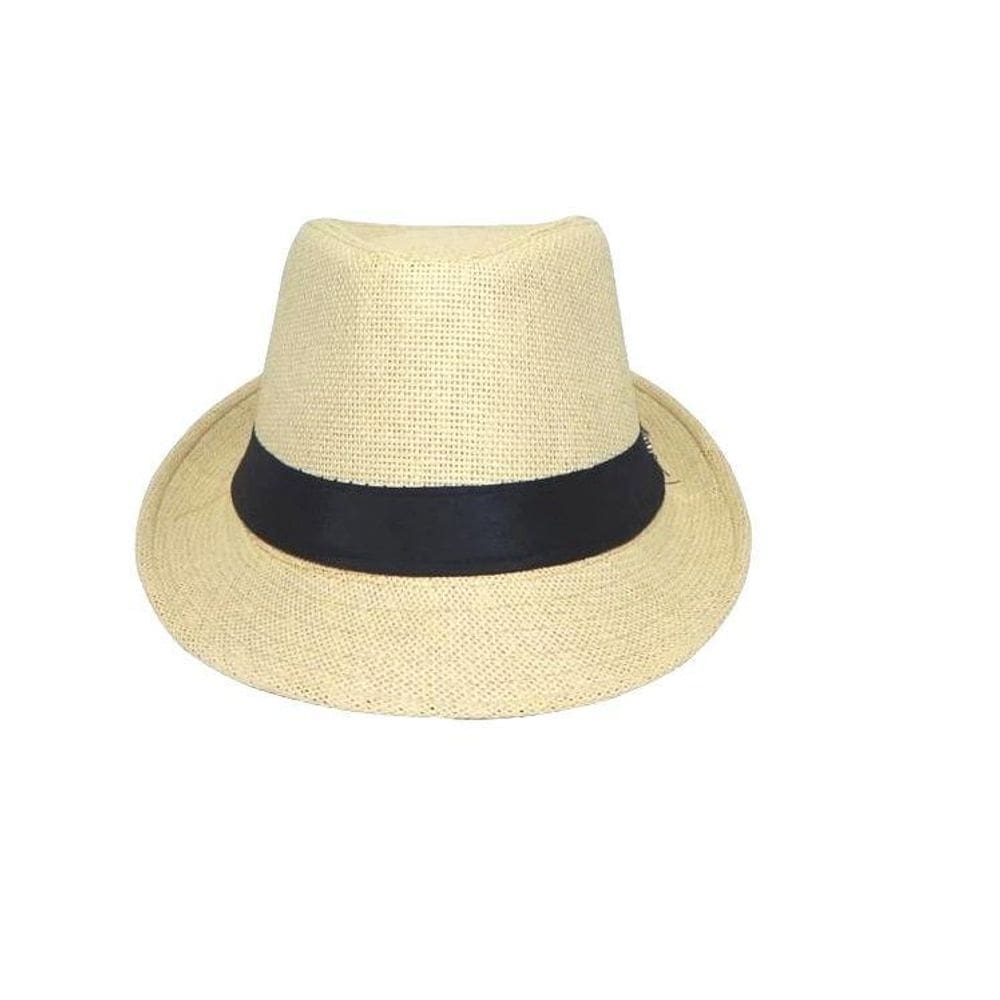 Chapéu Panamá Masculino Bege Praia Pagodeiro Sambista