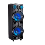 Caixa de Som Pulse Storm 2 SP514 10"pol Bleutooth Led Rádio FM TWs -1500w 