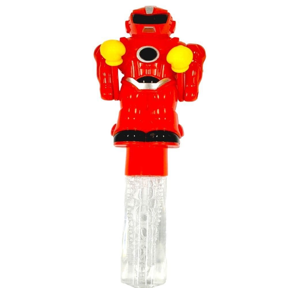 Brinquedo Bolha de Sabão Robô Boxeador Vermelho - Quanhe