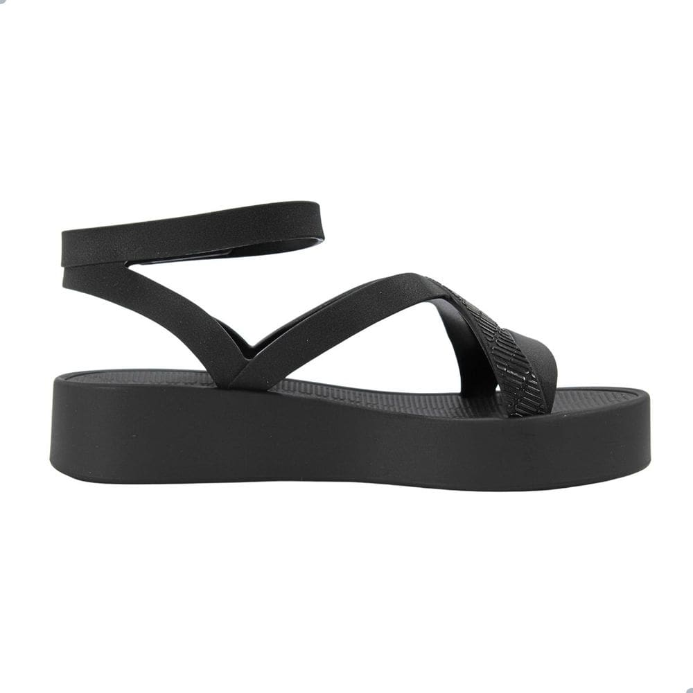 Sandália Melissa Sun Barra Platform Adulto Preto