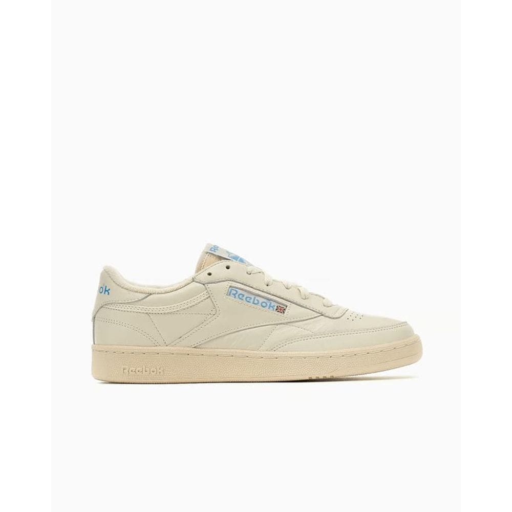 Tênis Reebok Club C 85 Vintage Feminino Bege/Azul