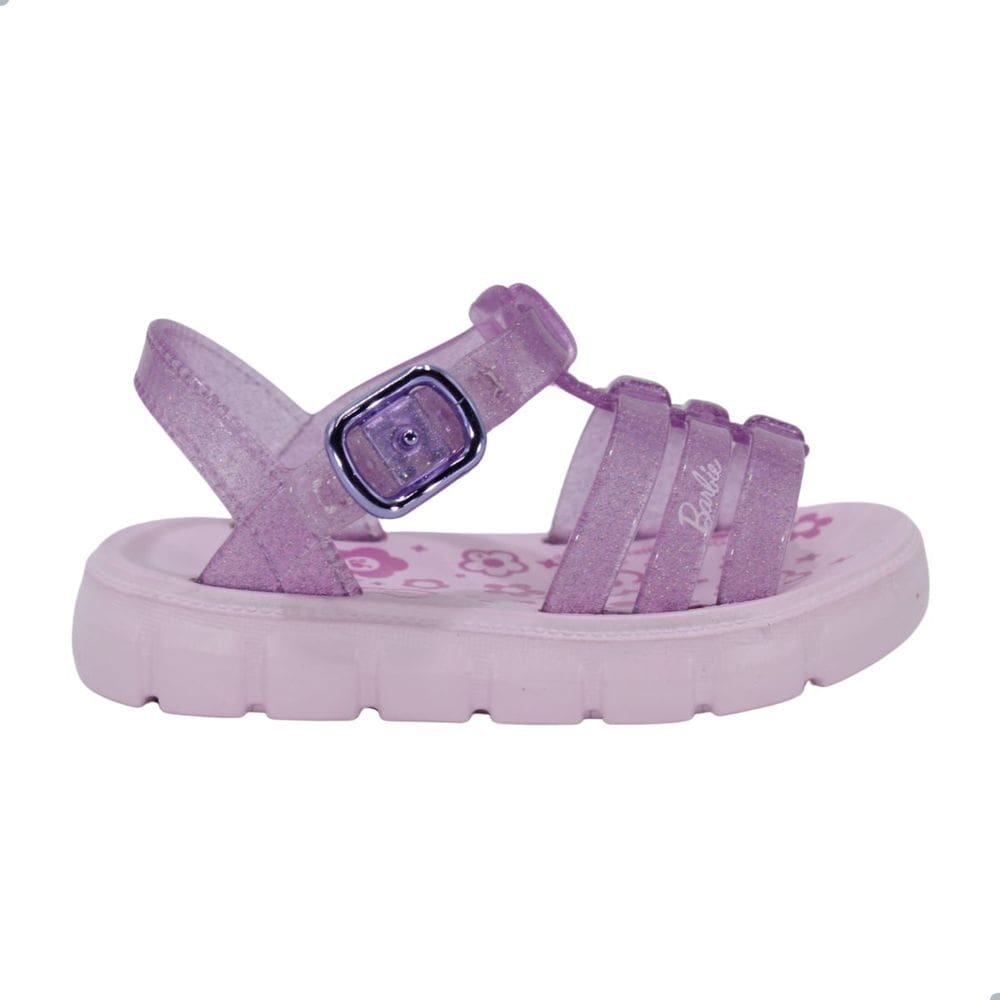 Sandália Bebê Grendene Kids Barbie Land Lilas