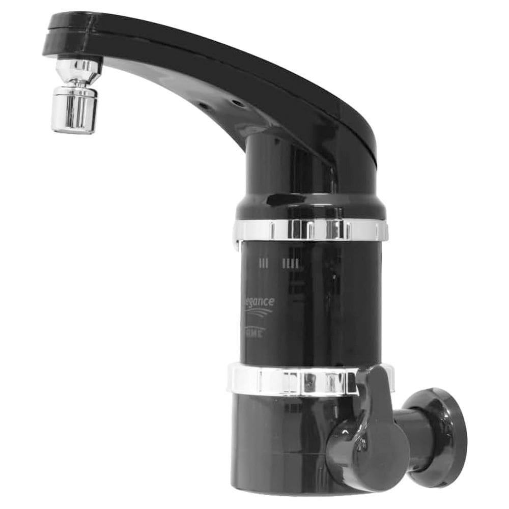 Torneira Elétrica de Parede Elegance 4 Temperaturas Bica Alta Arejador Articulado Preto Fame
