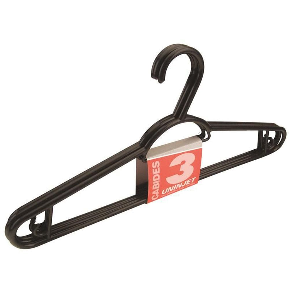 Conjunto De Cabides Pp Com 3 Unidades Preto 0164 Uninjet