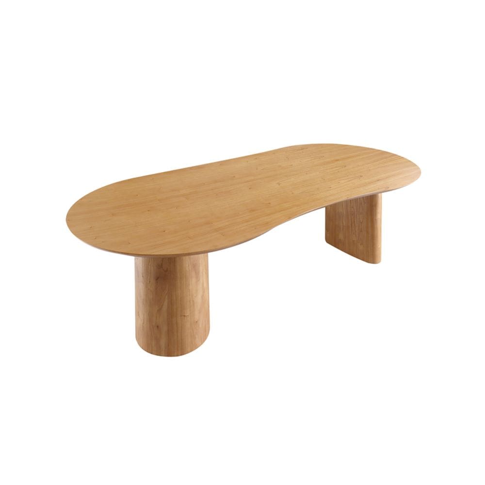 Mesa de Jantar Orgânica Laminada  Alexandria Requinte Salas