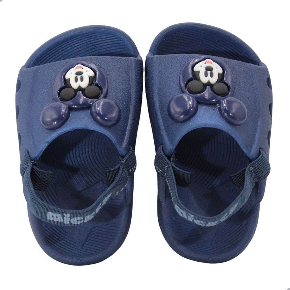 Chinelo Bebe Grendene Kids Disney Queridos Mickey Azul Marinho