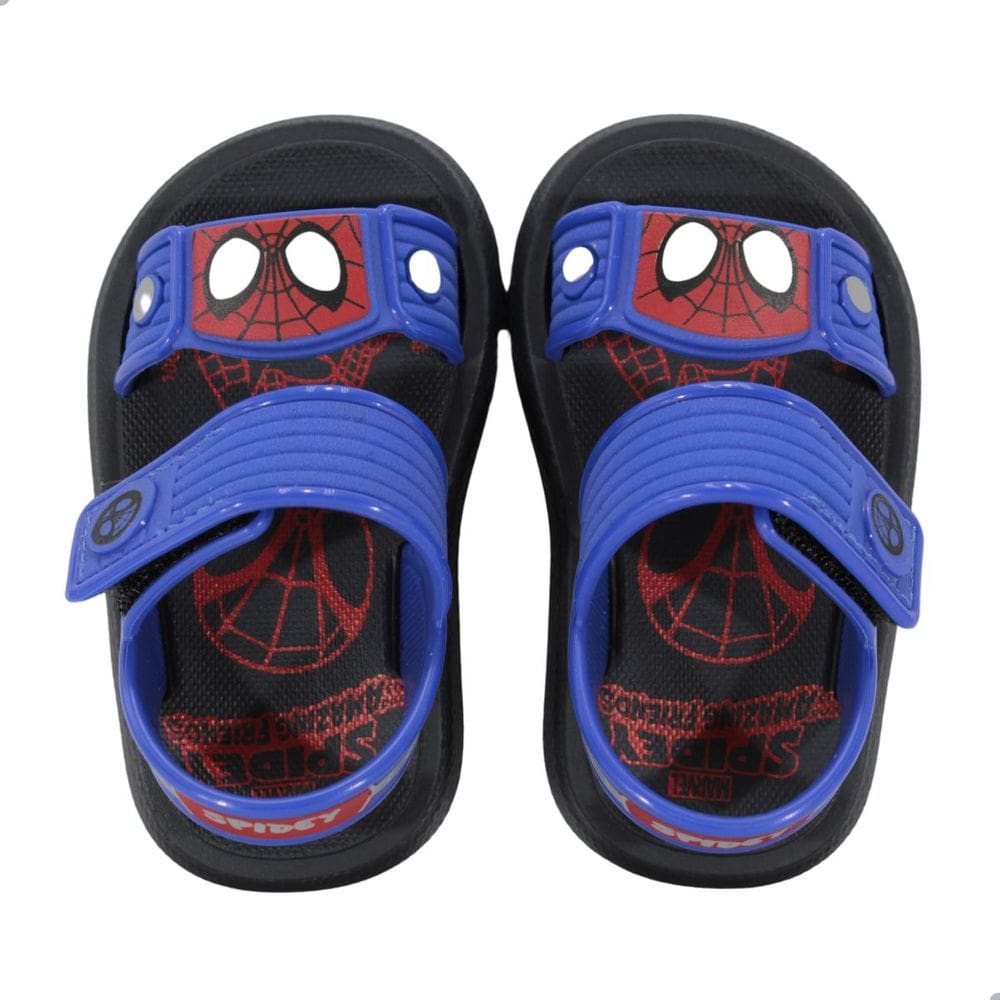 Sandália Bebê Grendene Kids Spidey Friends Azul e Vermelho