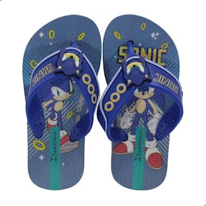 Chinelo de dedo Infantil Azul Sonic Game Ipanema