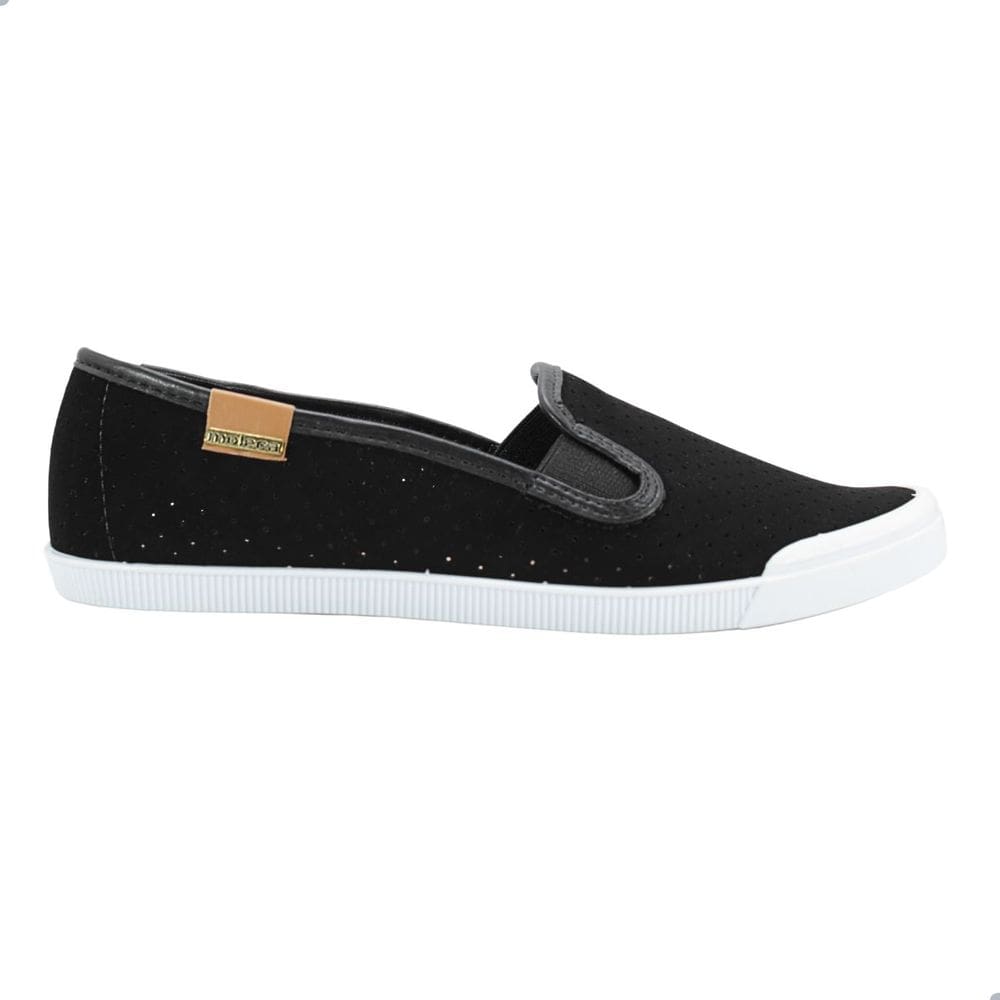 Sapatilha Feminina Moleca Nobuck Pele Preto