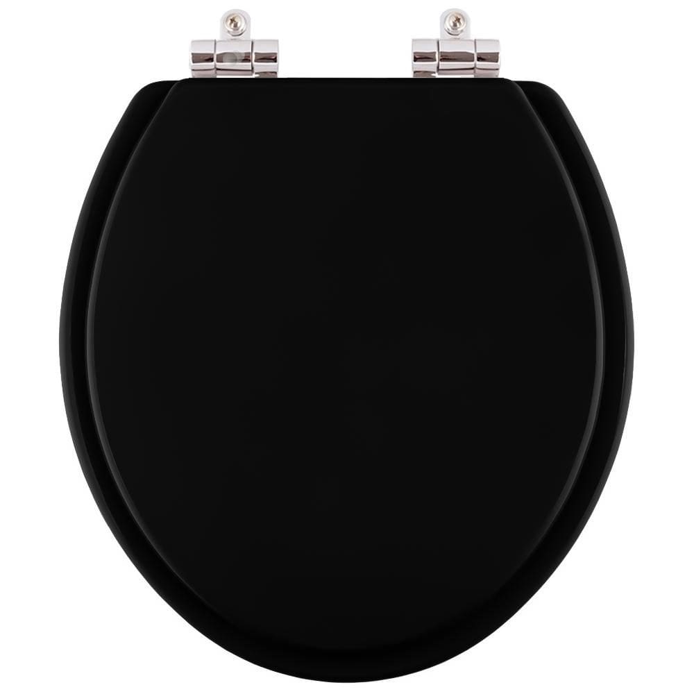 Assento Sanitário Poliester Soft Close Spot Ébano (Preto) para bacia Deca