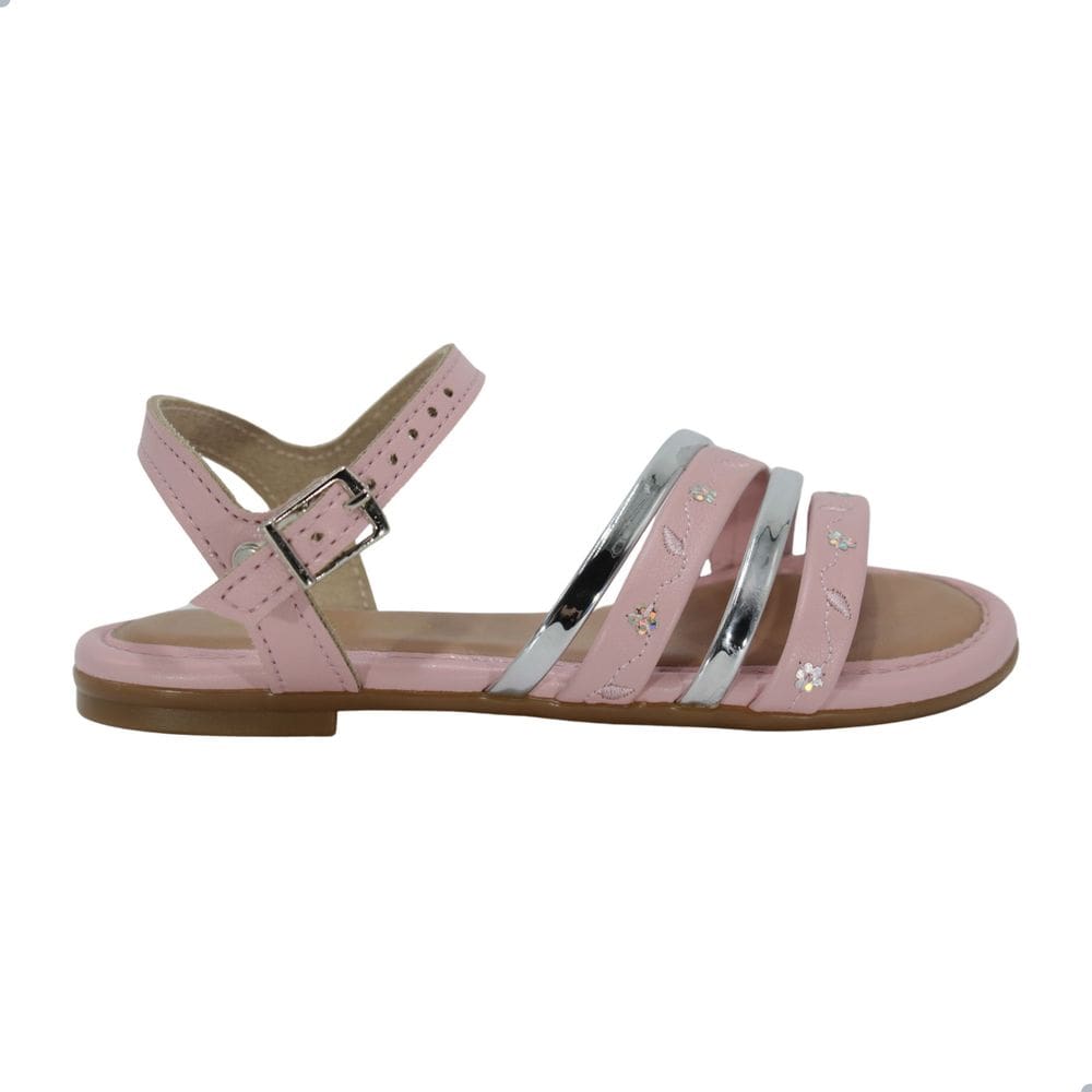 Sandália Infantil Rasteira Molekinha Rosa