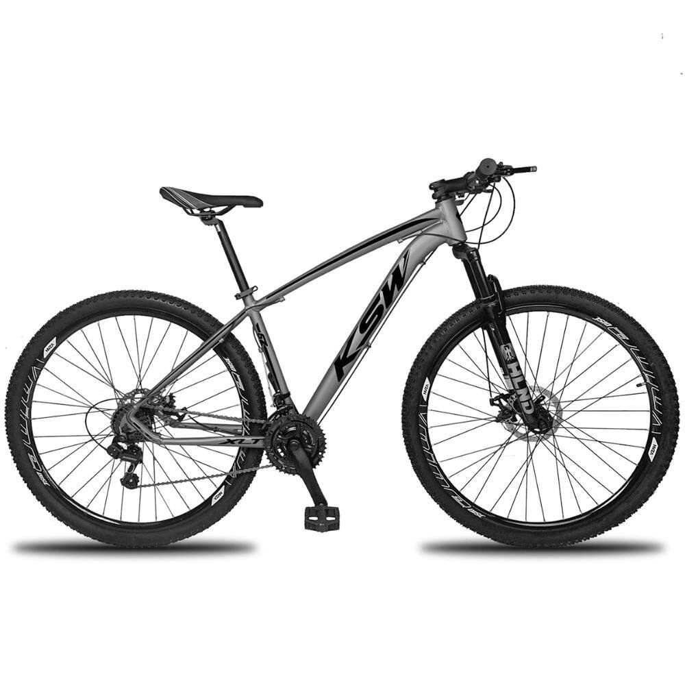 Bicicleta Aro 29 Ksw 1x9v Freio Hidráulico, Trava E K7 11/40