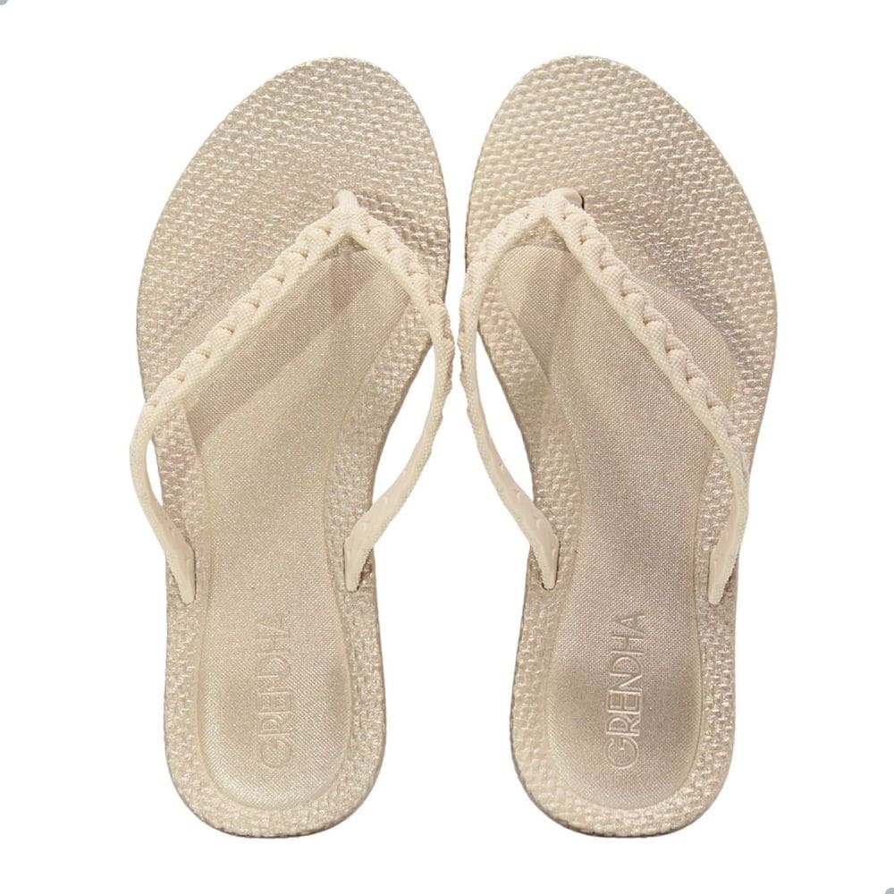 Chinelo Grendha Todo Dia Glam Off Whte
