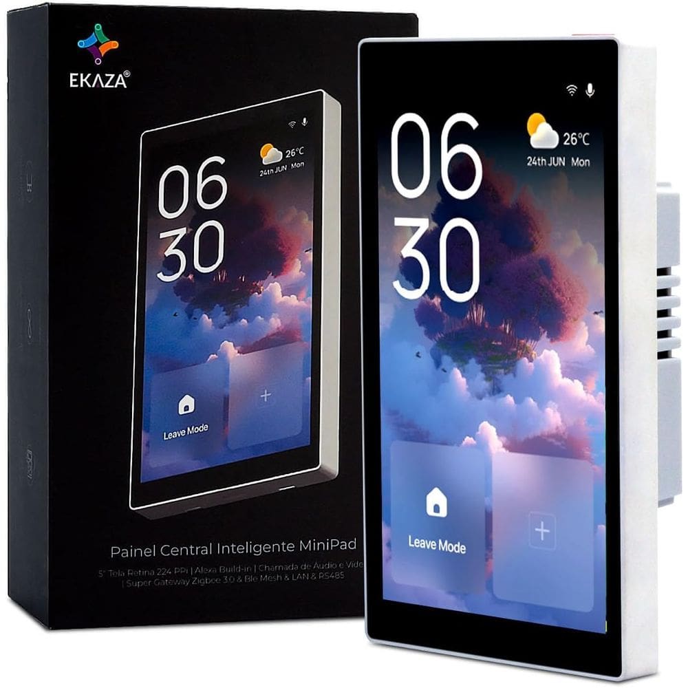 Painel Central Inteligente Wi-Fi Hub Zigbee Alexa Integrada