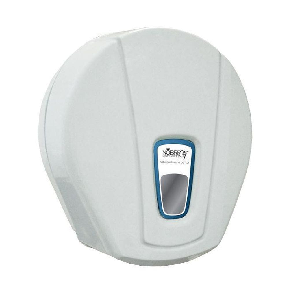 Dispenser Papel Higiênico Rolão Nobre 500m em ABS Branco