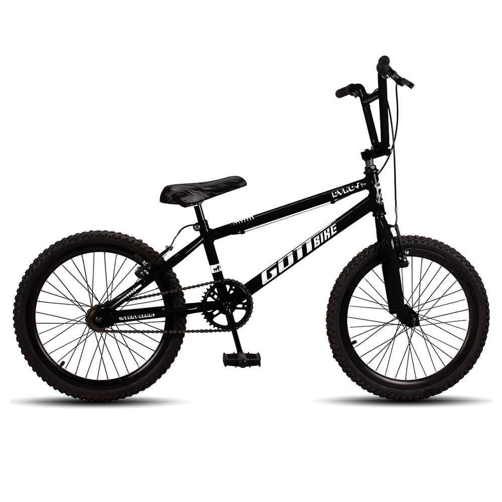 Bicicleta Infantil Aro 20 Bmx Freio V-brake Preto Gottbike