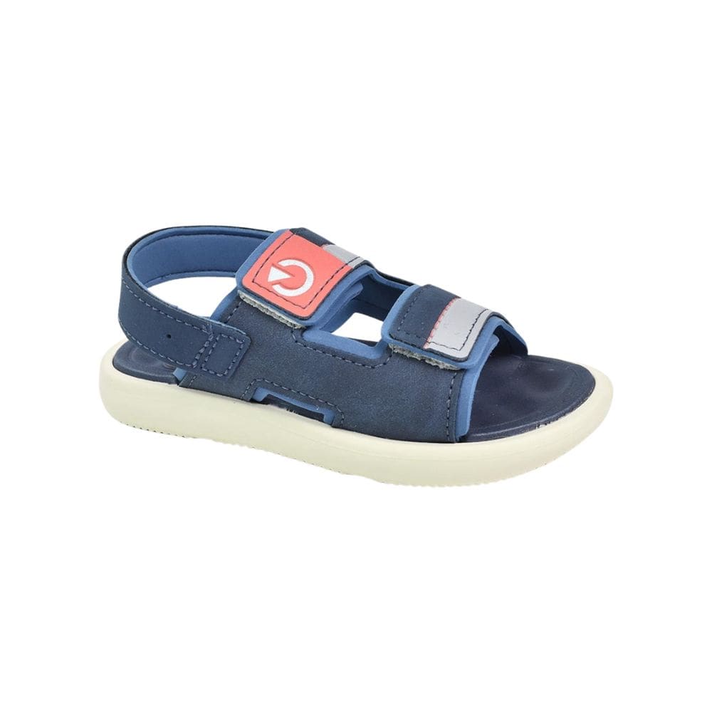 Sandália Cartago Infantil Bege Azul Vermelho