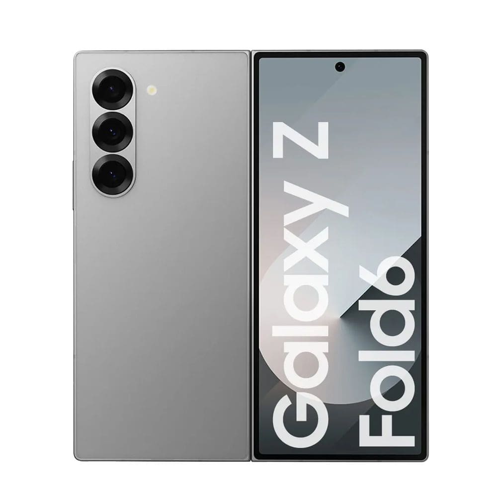 Celular Samsung Galaxy Z Fold6 5G, 512GB, 12GB RAM, Tela 7.6\" + 6.3\", Câm. Traseira 50+12+10MP, Frontal 10+4MP Cinza