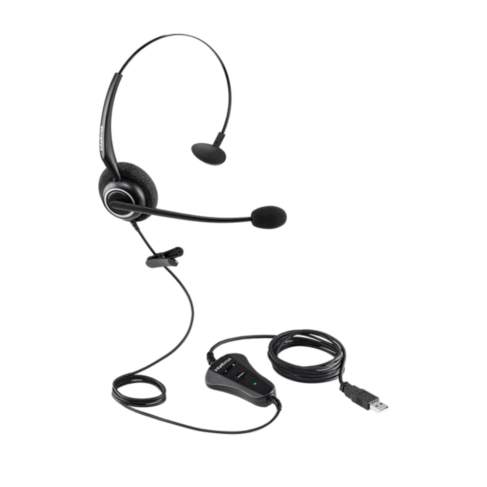 Headset Intelbras Mono CHS 55B USB