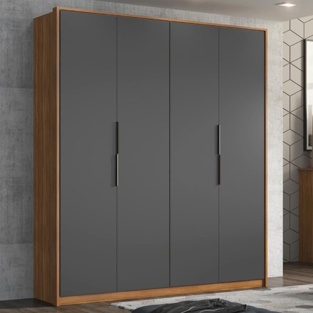Guarda Roupa Casal 4 Portas e 3 Gavetas Grécia